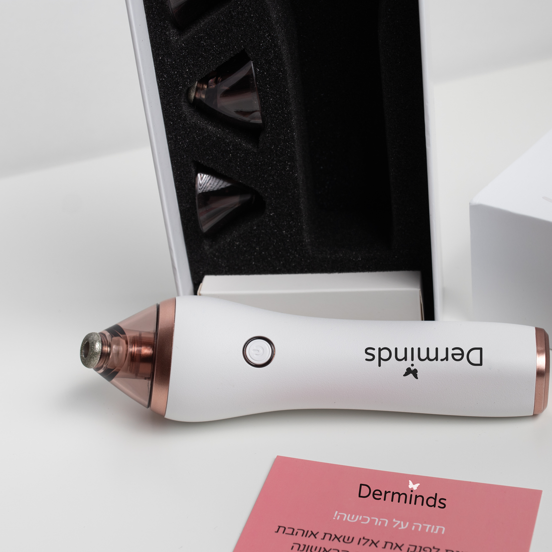 Derminds™ מכשיר לניקוי וחידוש עור הפנים / הסרת ראשים שחורים